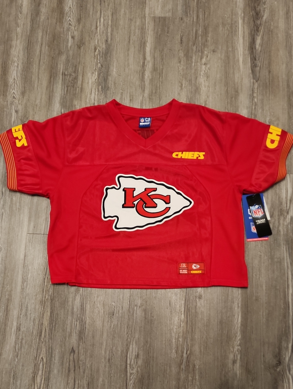 Kansas City Chiefs Red Crop Jersey Top - NFL